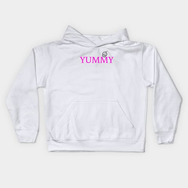 Yummy t-shirt Kids Hoodie by SunArt-shop